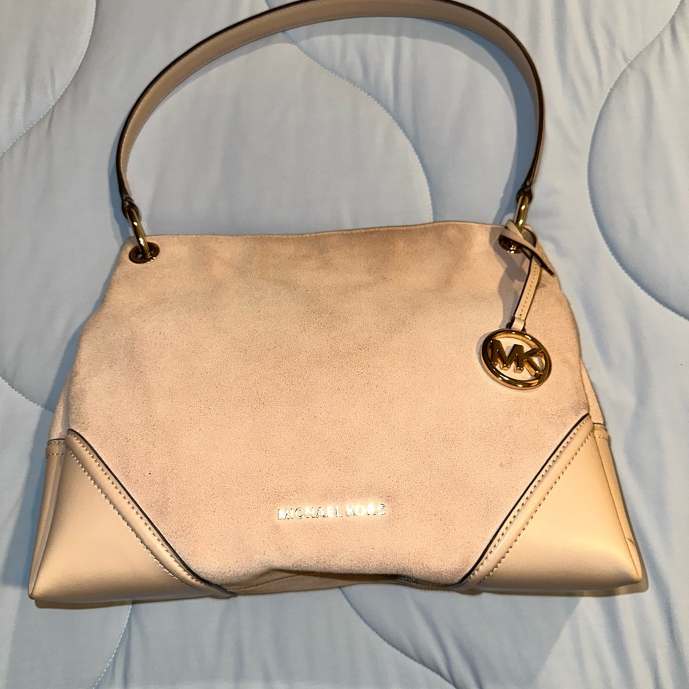 Michael Kors Tan and Cream Shoulder Bag